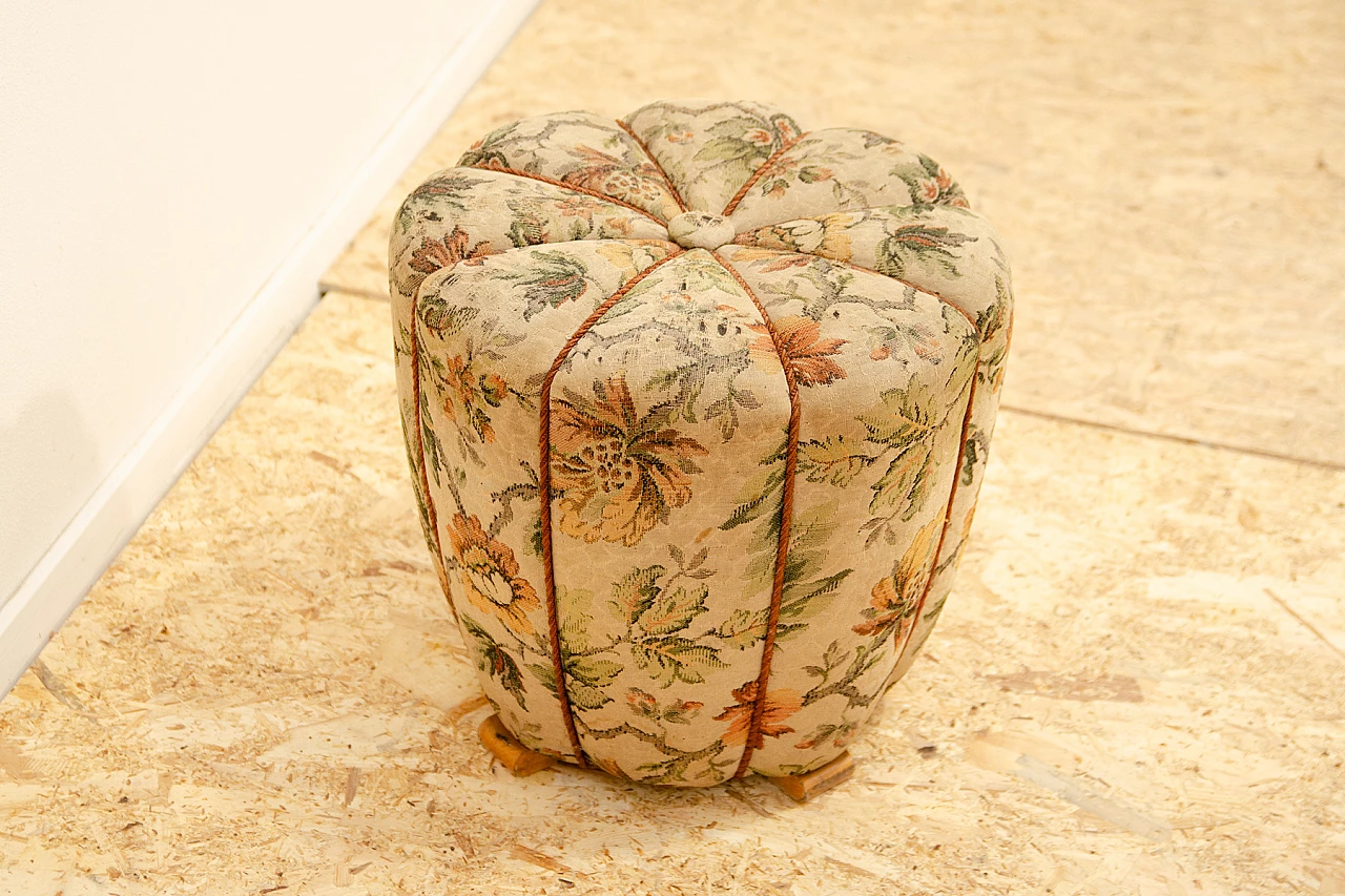 Art Deco pouf by Jindřich Halabala for UP Závody, 1950s 5