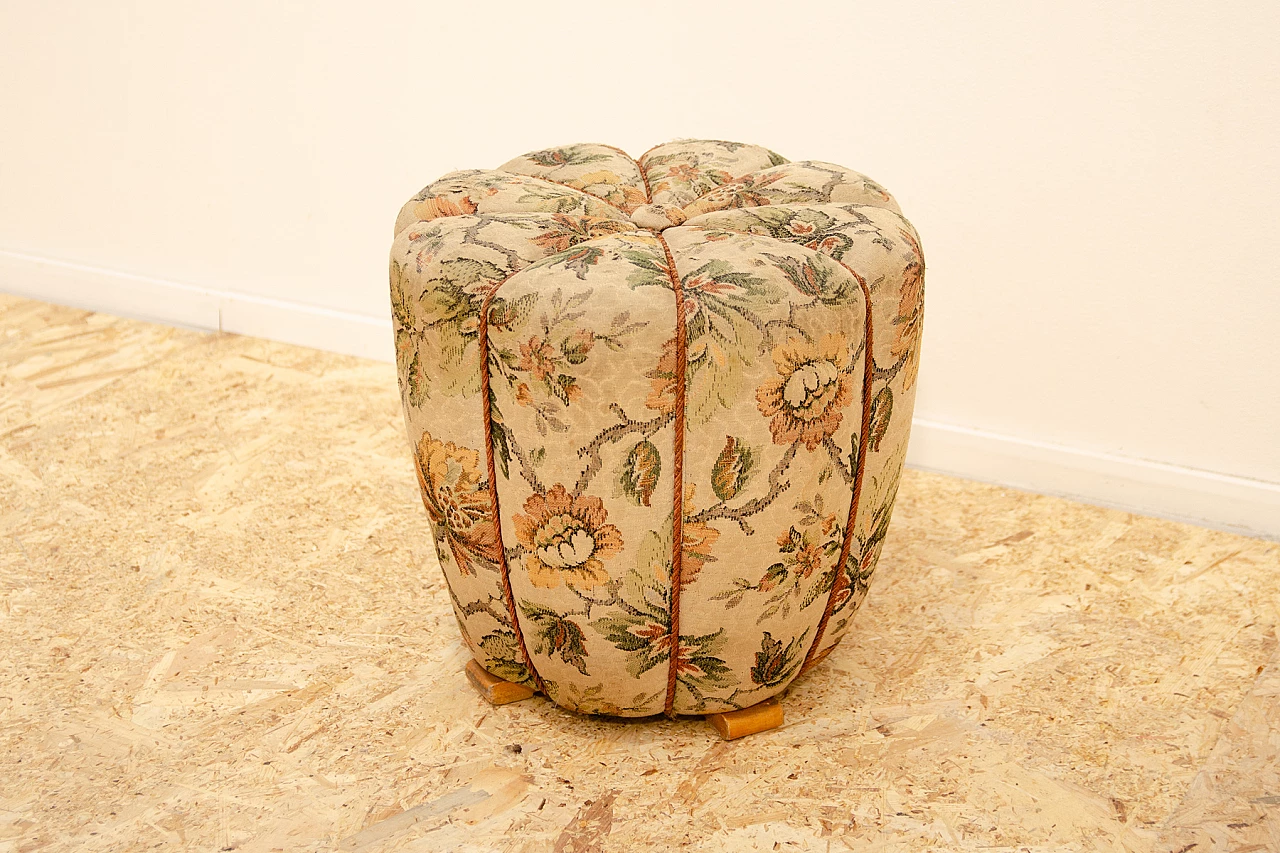 Art Deco pouf by Jindřich Halabala for UP Závody, 1950s 6