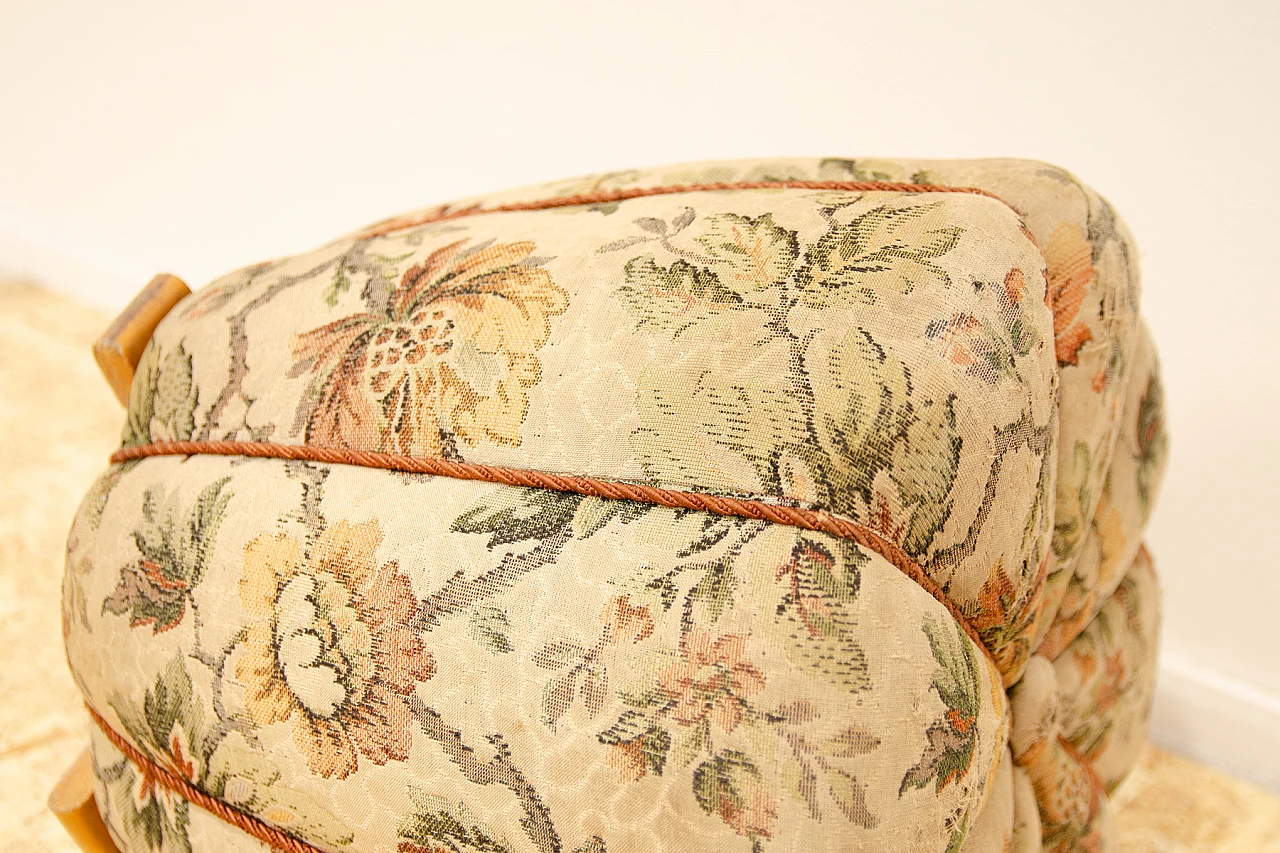 Art Deco pouf by Jindřich Halabala for UP Závody, 1950s 9