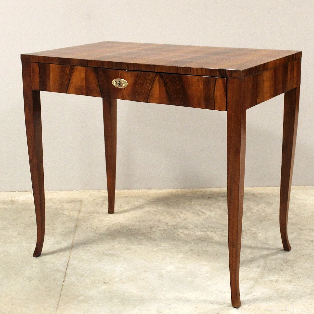 Venetian Directoire walnut writing desk, late 18th century 1