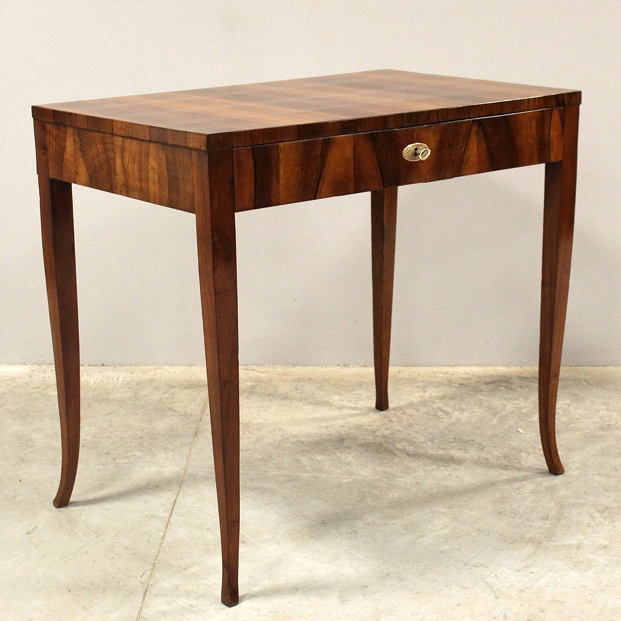 Venetian Directoire walnut writing desk, late 18th century 8