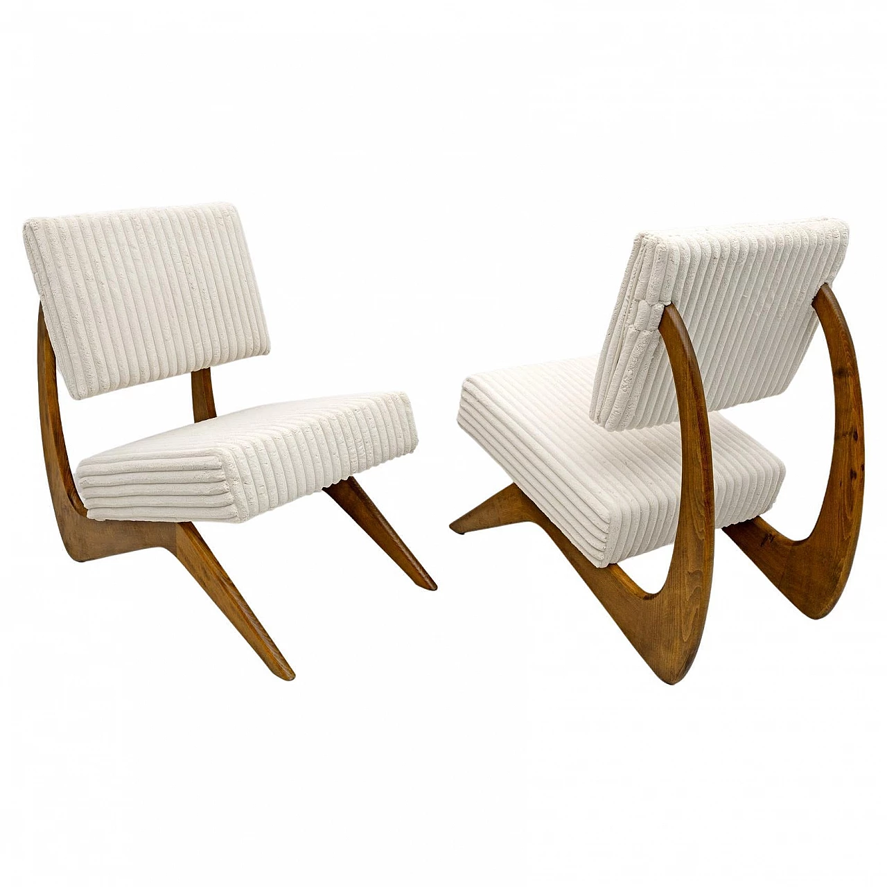 Pair of armchairs by Adrian Pearsall for Craft Associates, 1960s 1