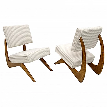 Pair of armchairs by Adrian Pearsall for Craft Associates, 1960s