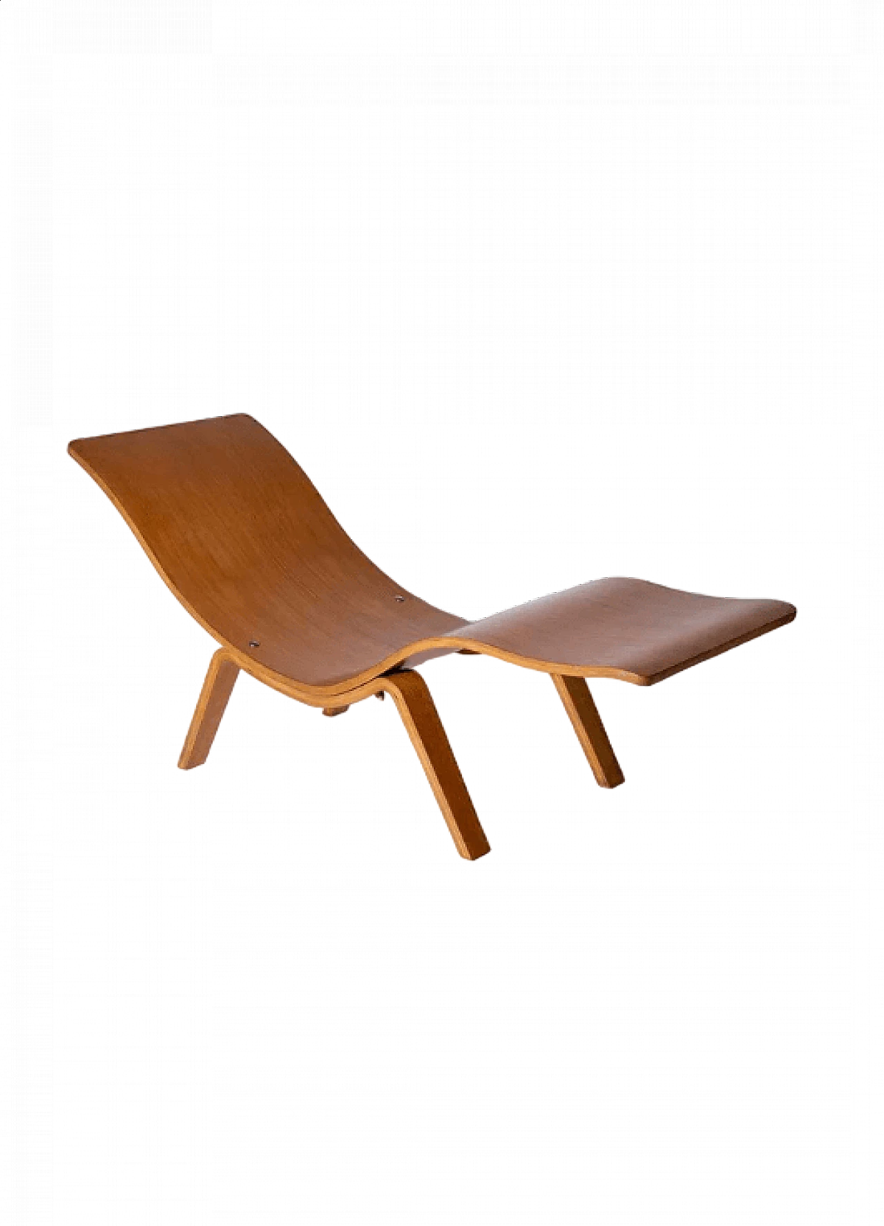 Scandinavian plywood chaise longue, 1960s 9