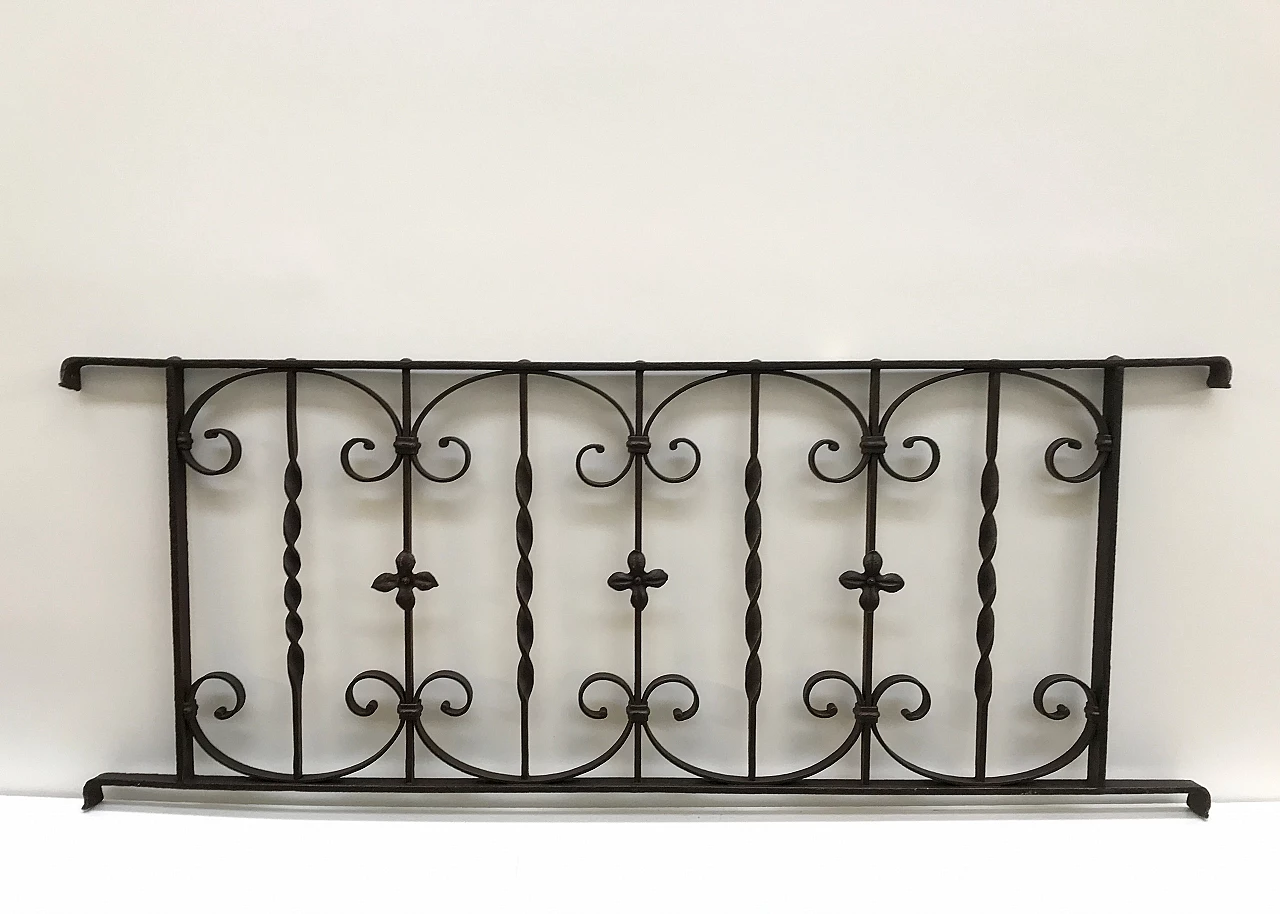 FREGIO - BALCONCINO IN FERRO BATTUTO INIZIO '900 1