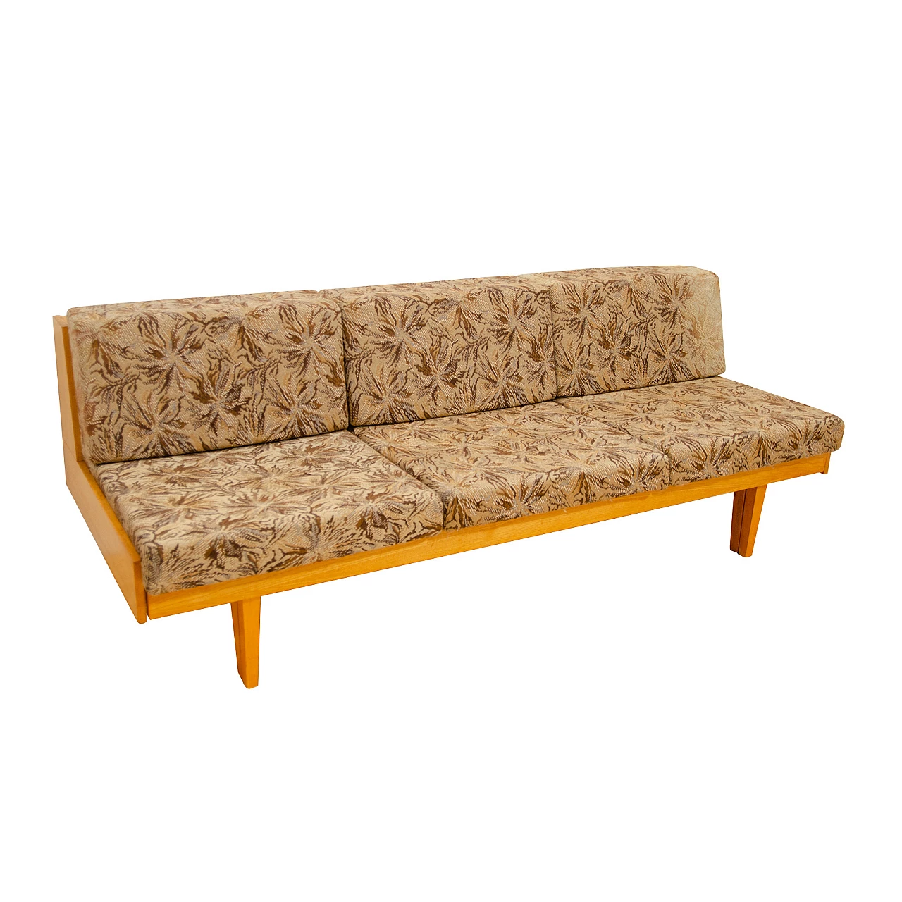 Czechoslovakian sofa bed in the style of Hans Wegner, 1960s 1