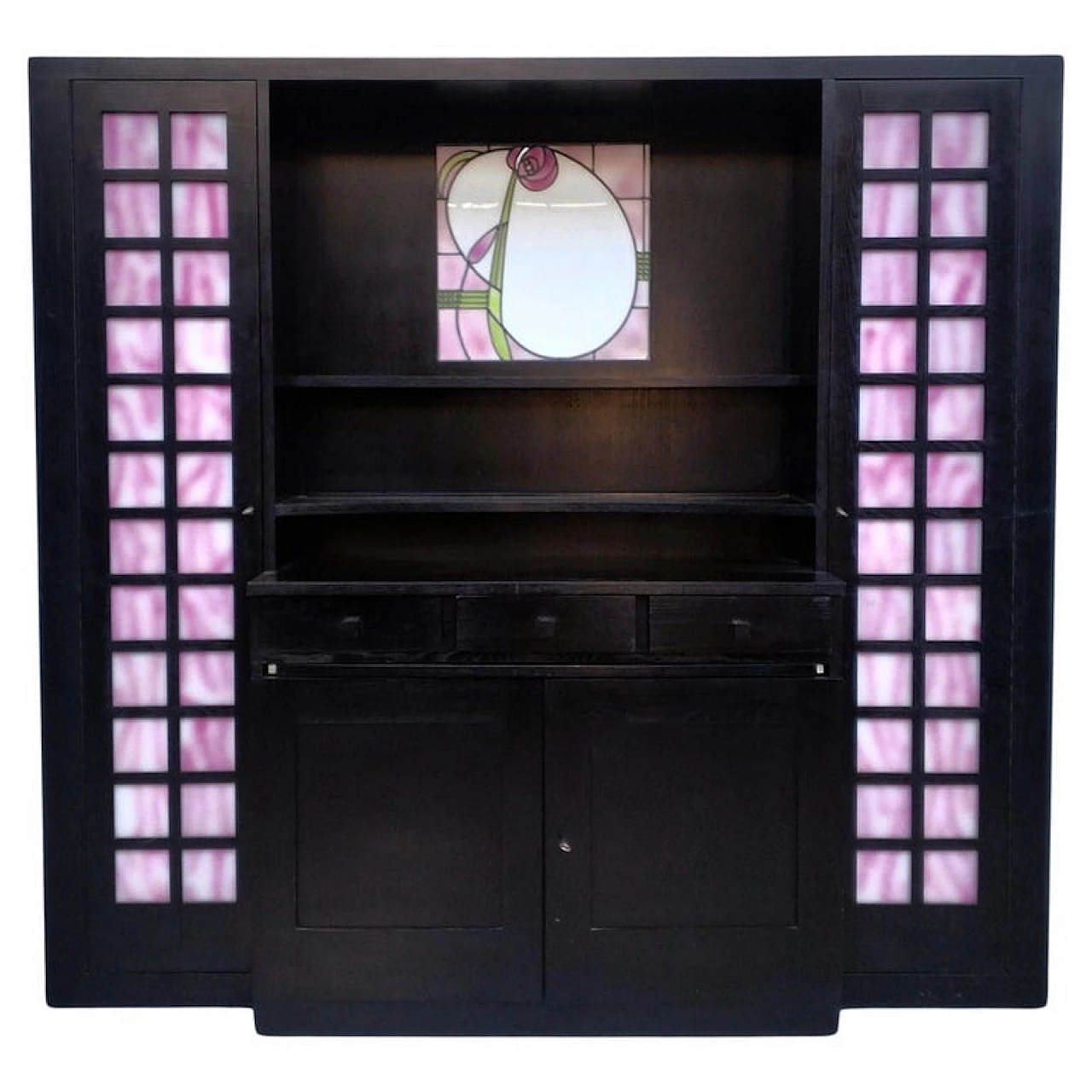 Credenza di Charles Rennie Mackintosh per Cassina, anni '60 1