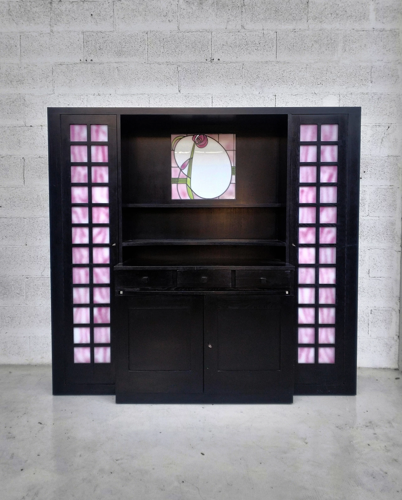 Credenza di Charles Rennie Mackintosh per Cassina, anni '60 2