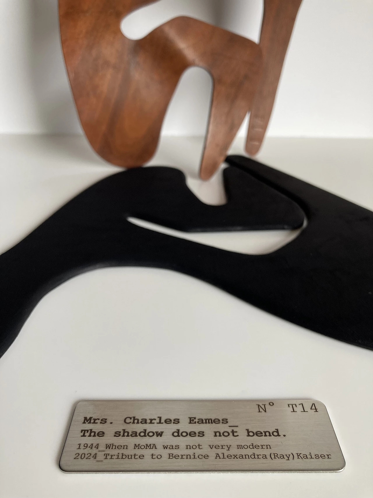 Charles Eames_ L'ombra non si piega, scultura in compensato curvato 5