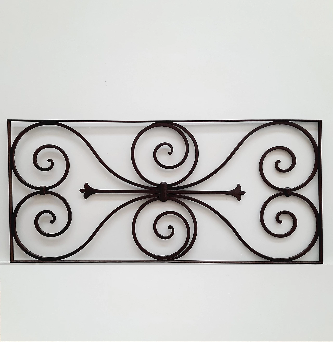 Wrought iron panel, early 20th century 7