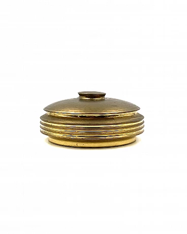 Hand-hammered brass box by Zanetto, 1970s