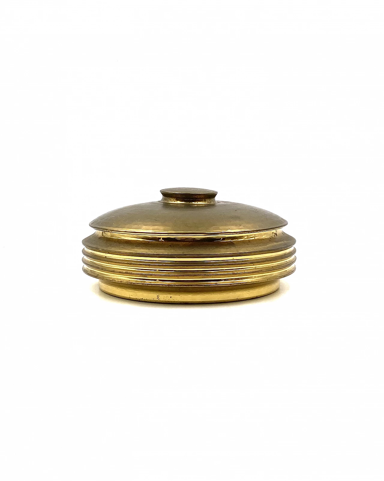 Hand-hammered brass box by Zanetto, 1970s 2