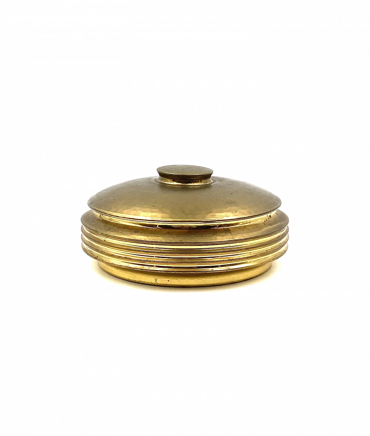 Hand-hammered brass box by Zanetto, 1970s 3