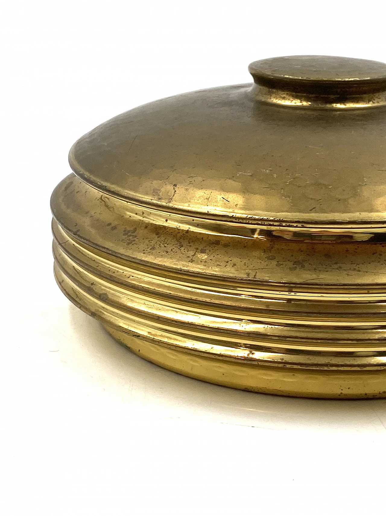 Hand-hammered brass box by Zanetto, 1970s 8