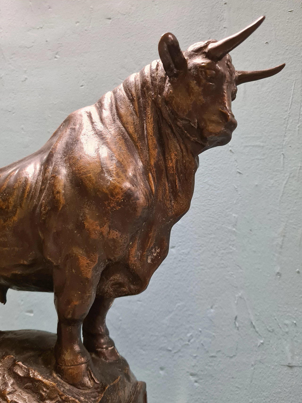 Emilio Musso, toro, scultura in bronzo, anni '20 7