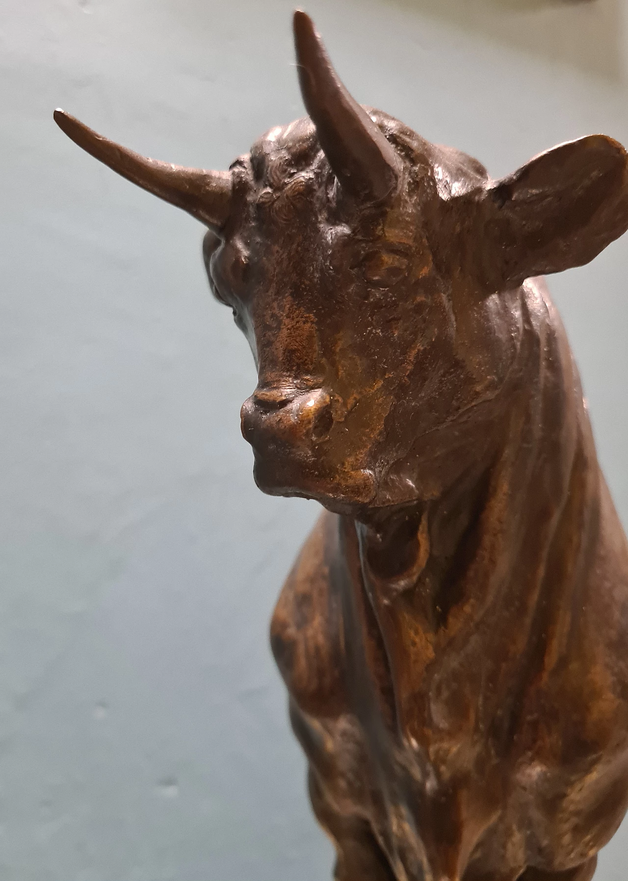 Emilio Musso, toro, scultura in bronzo, anni '20 15