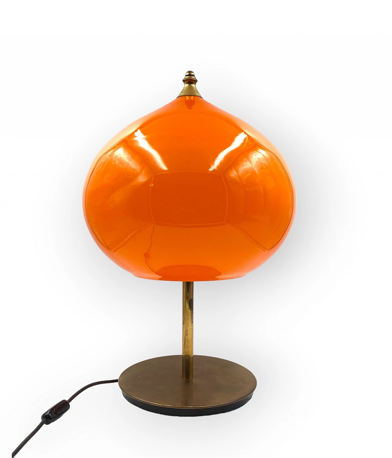 Glass table lamp by Alessandro Pianon for Vistosi, 1960s 5