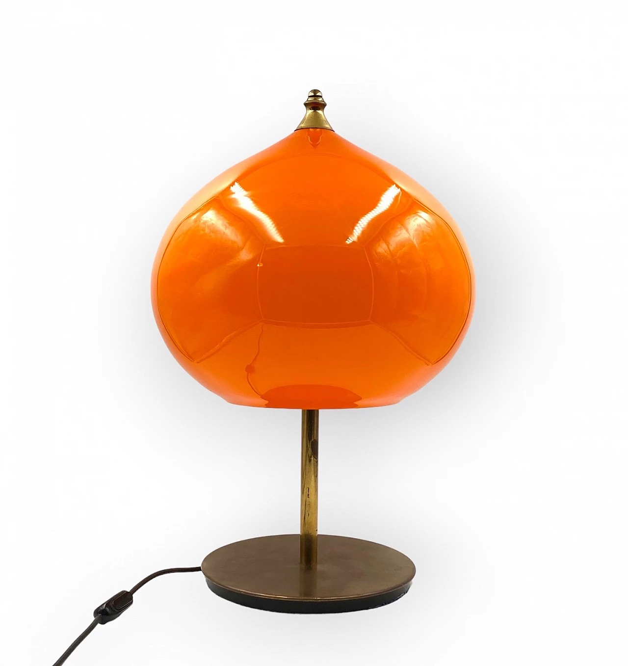 Glass table lamp by Alessandro Pianon for Vistosi, 1960s 11