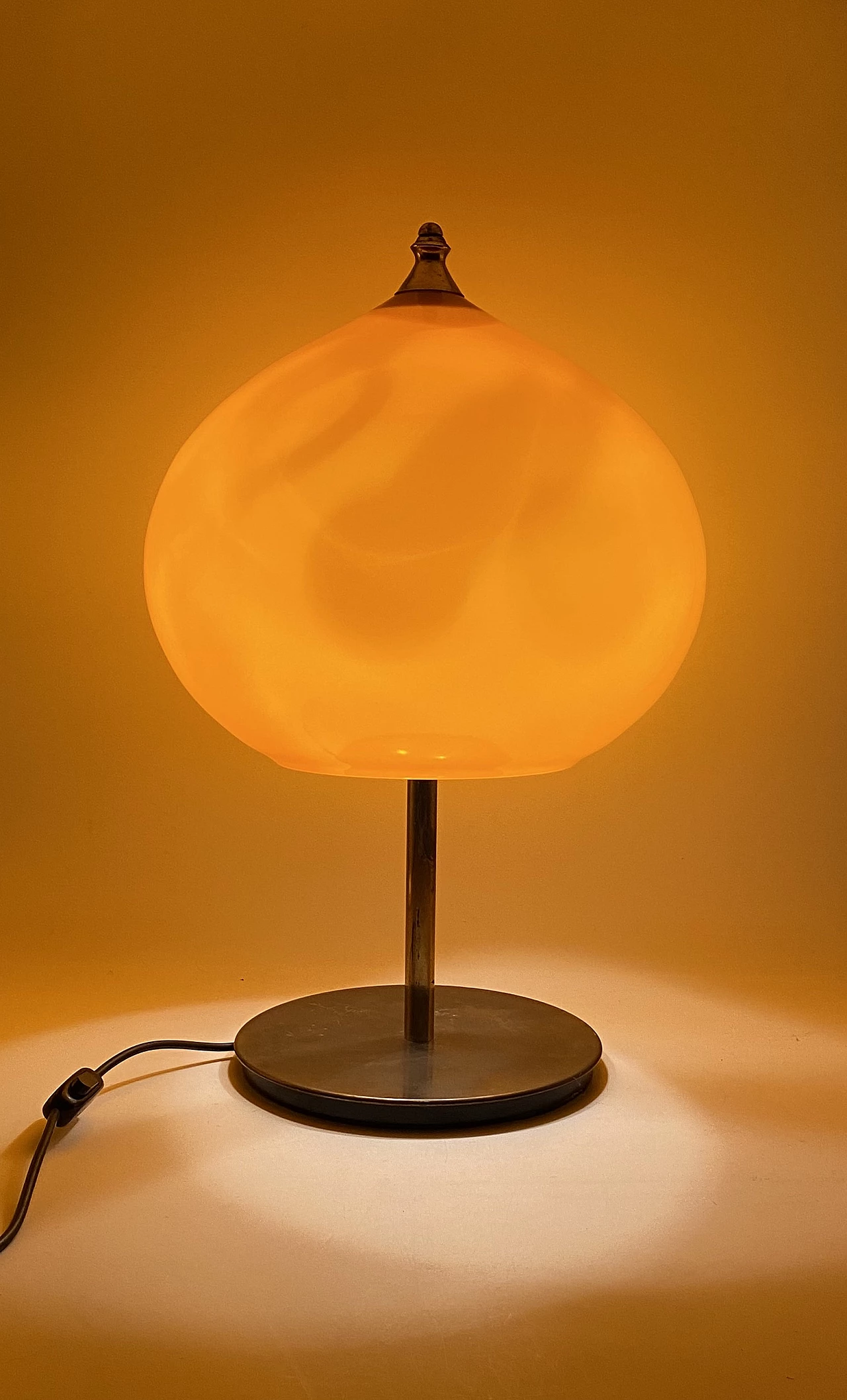 Glass table lamp by Alessandro Pianon for Vistosi, 1960s 13