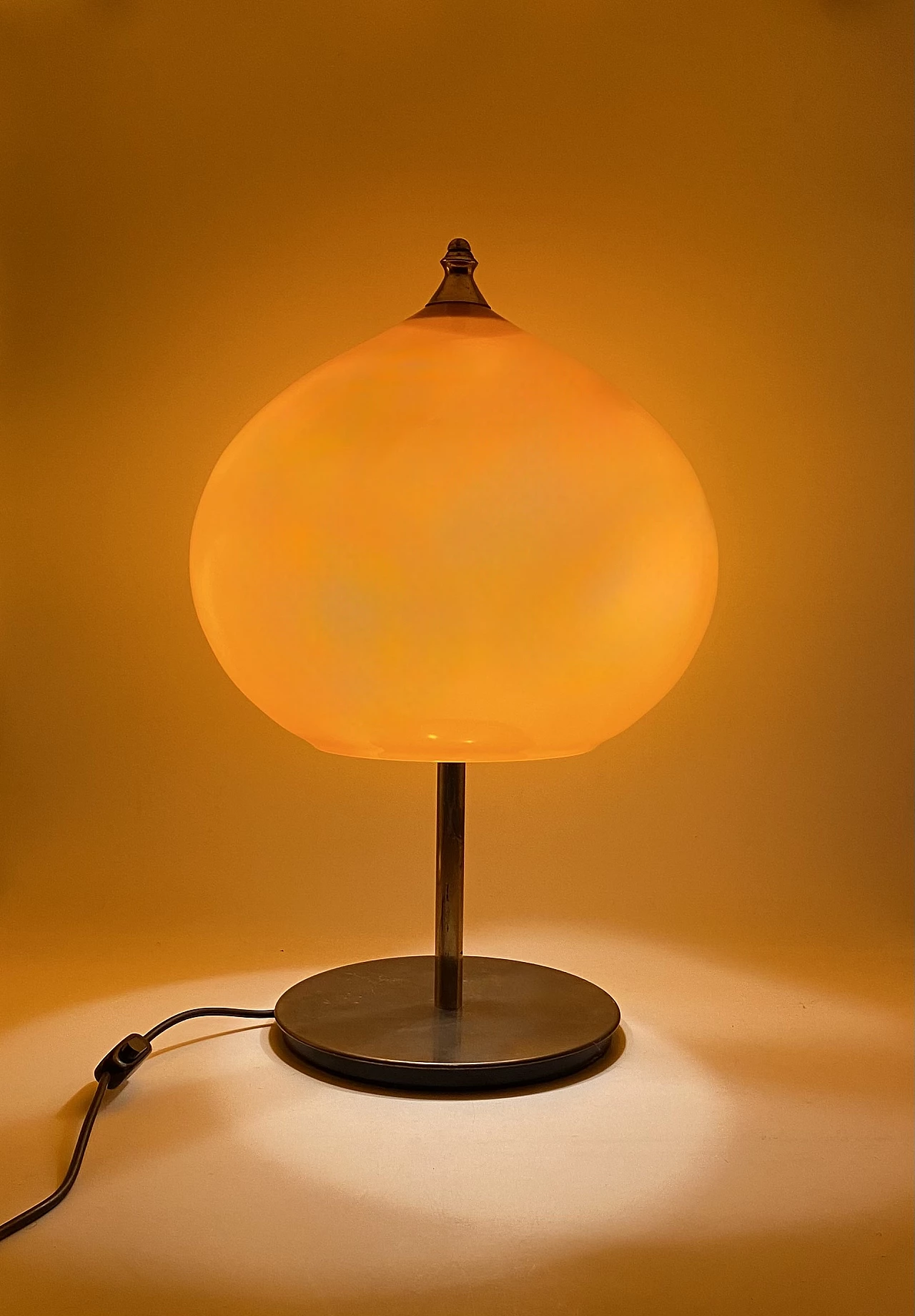 Glass table lamp by Alessandro Pianon for Vistosi, 1960s 15