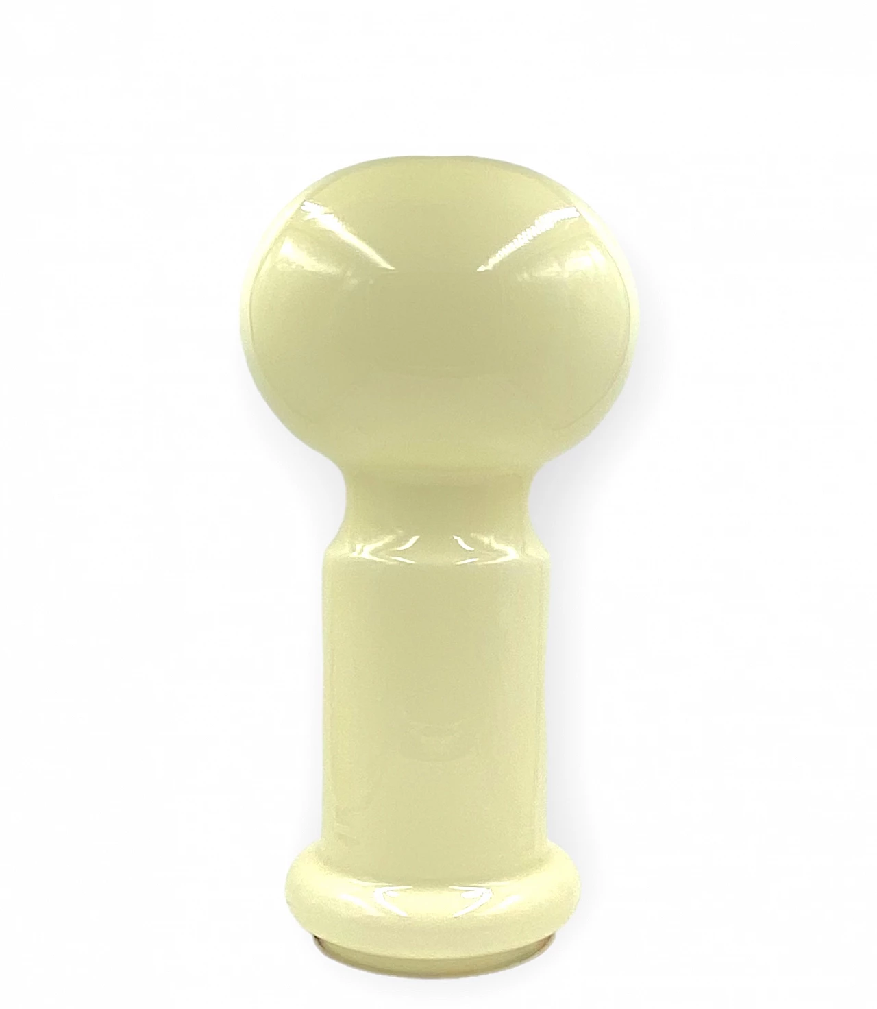 Murano glass table lamp in beige by Vistosi, 1960s 6