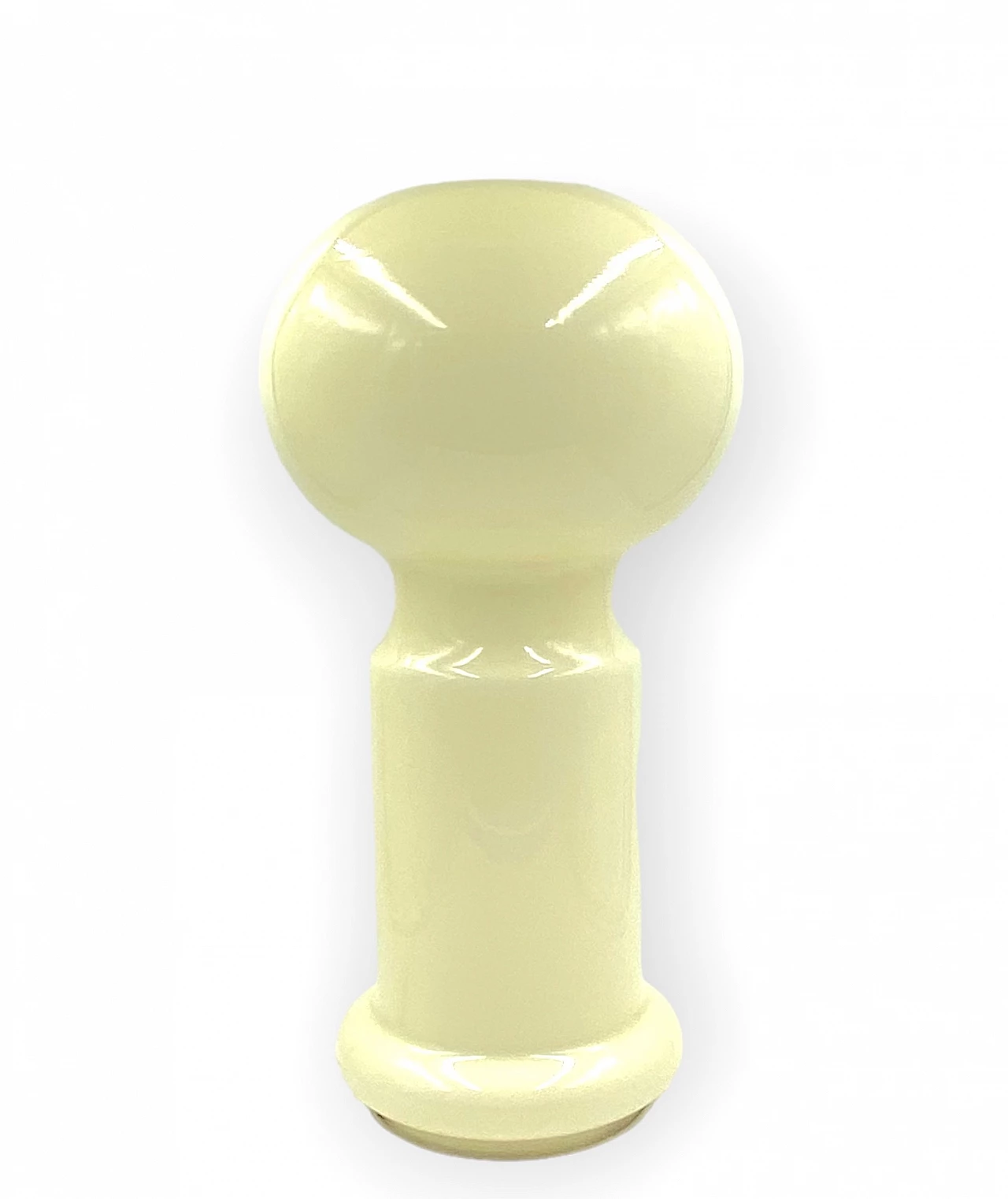 Murano glass table lamp in beige by Vistosi, 1960s 7