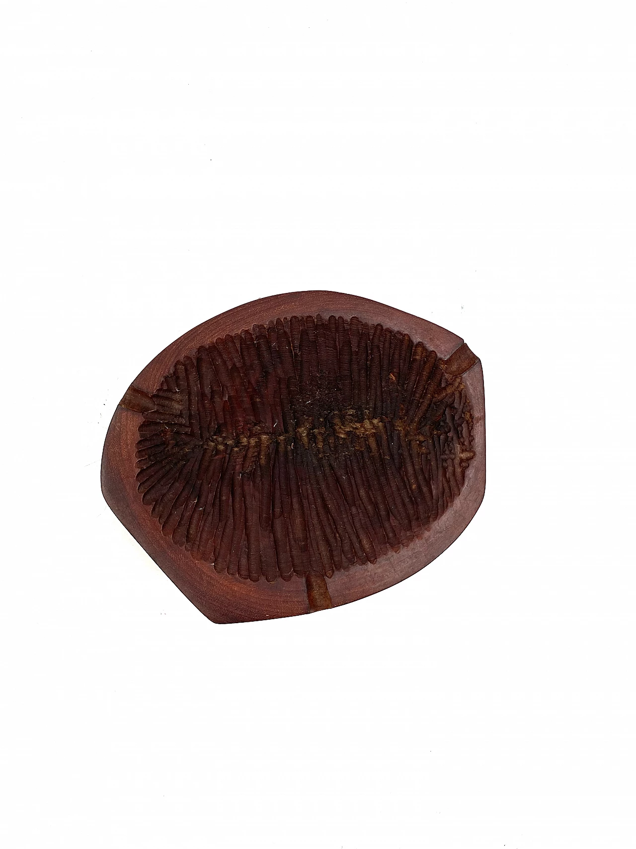 Pair of wooden ashtrays in Monique Gerber's style, 1970s 25