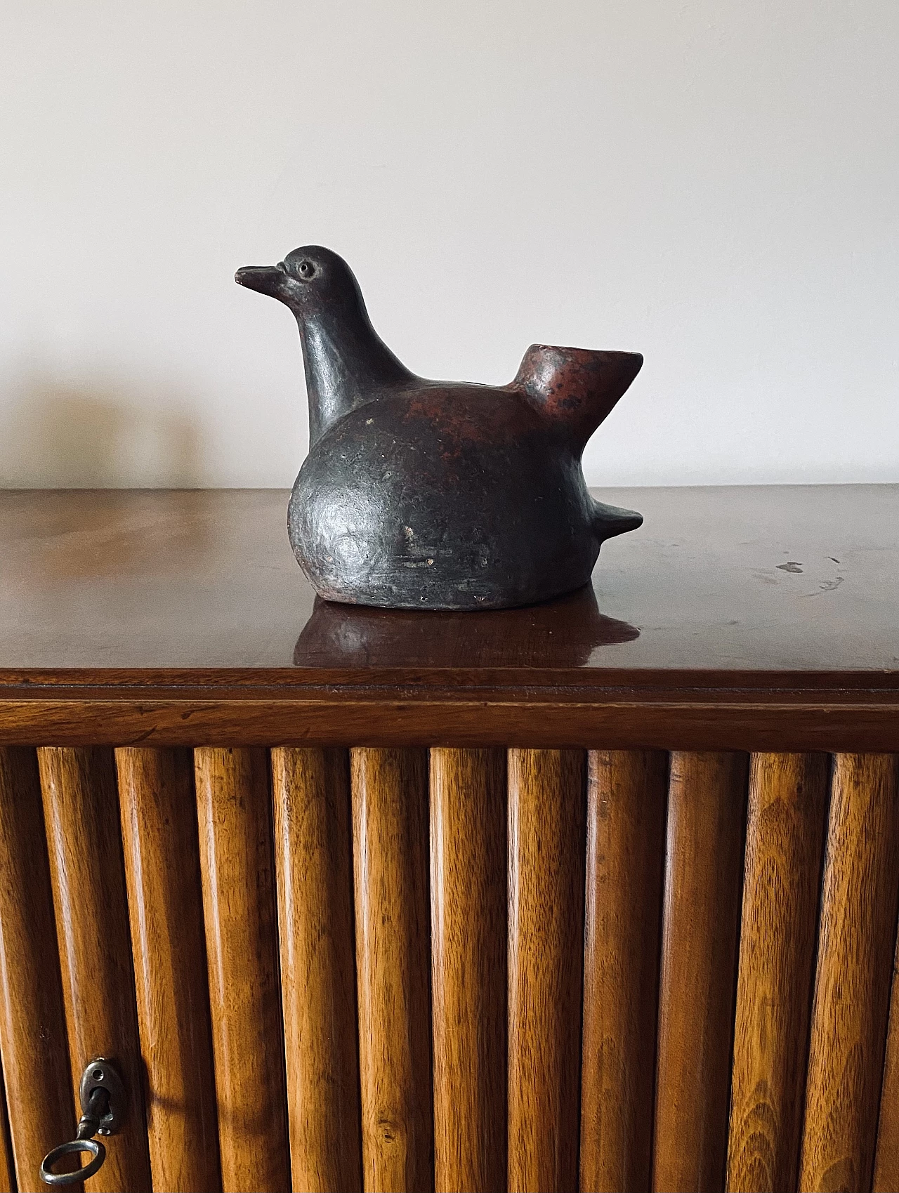 Brocca in ceramica a forma di anatra, anni '70 14