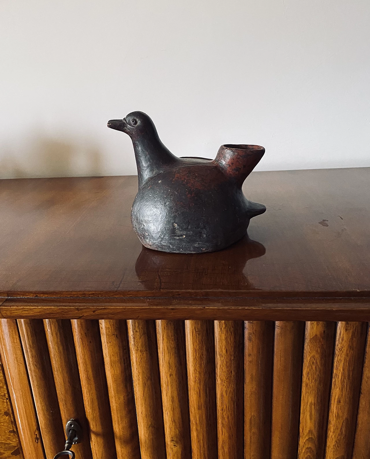 Brocca in ceramica a forma di anatra, anni '70 15