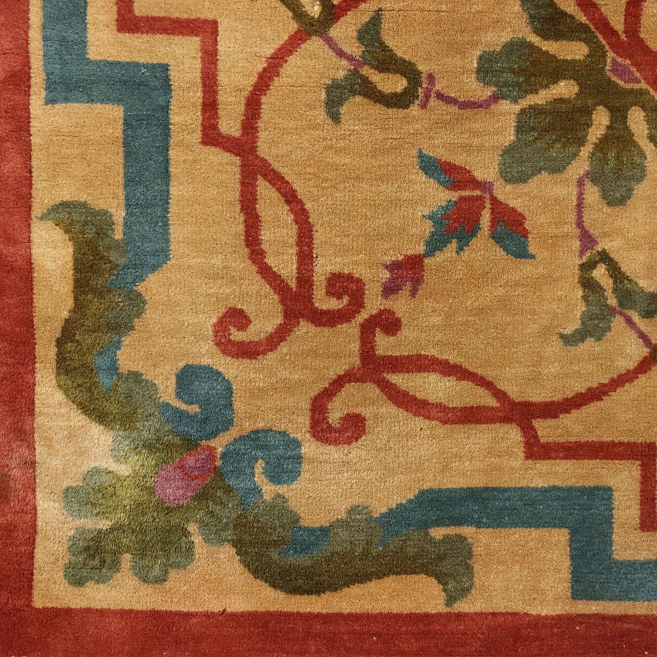 Beijing Déco Chinese carpet in cotton and wool 4