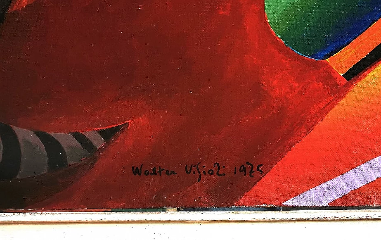 Walter Visioli, Mondo Fantastico, dipinto a olio su tela, 1975 1