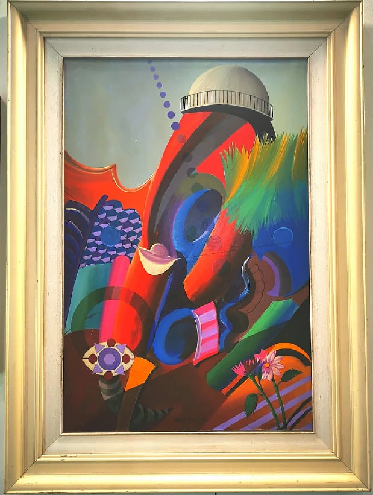 Walter Visioli, Mondo Fantastico, dipinto a olio su tela, 1975 3