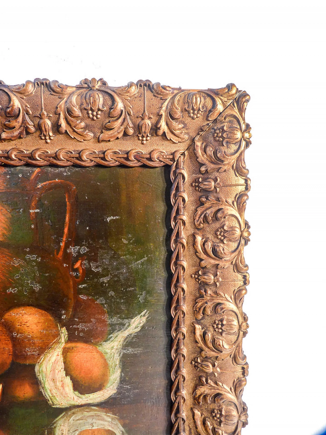 Natura morta con arance, dipinto a olio su masonite 7