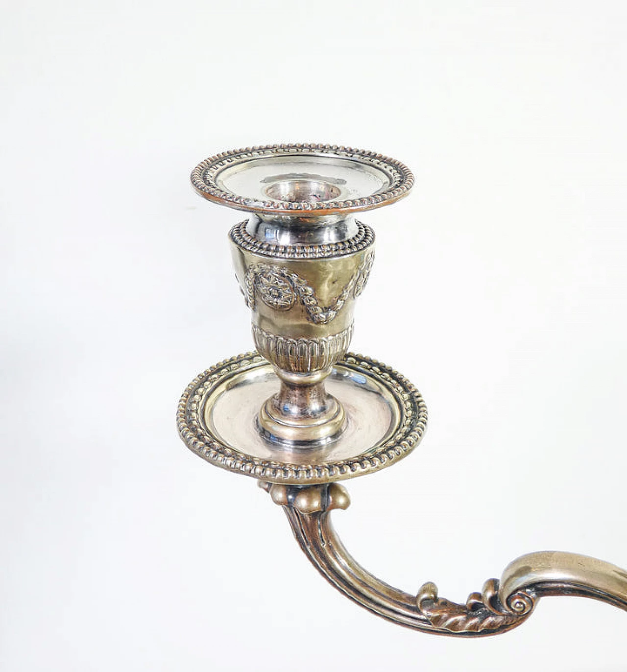 Louis XVI style Old Sheffield candelabrum, 19th century 4