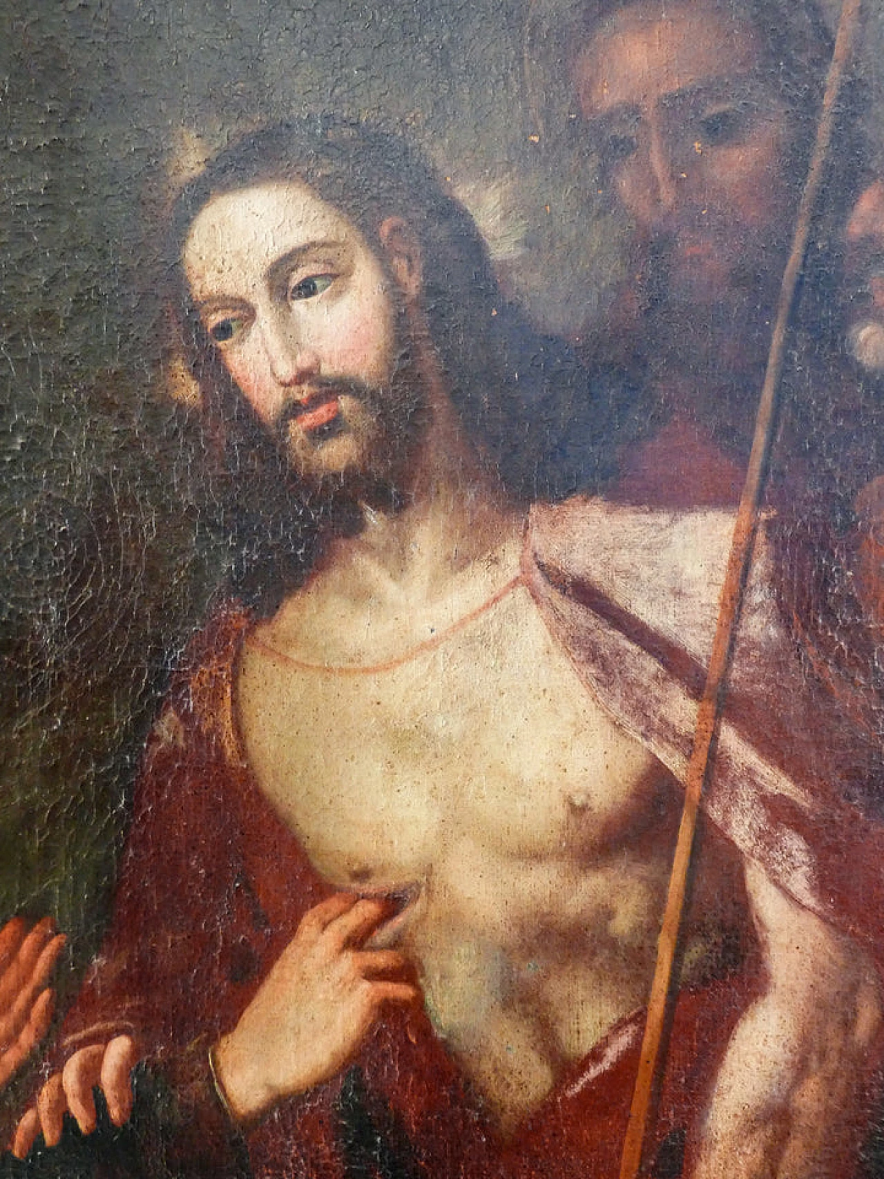 Incredulità di Tommaso, dipinto a olio su tela, '600 3