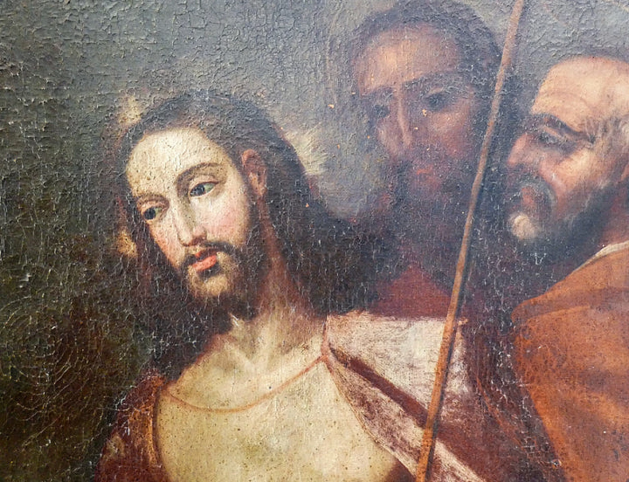 Incredulità di Tommaso, dipinto a olio su tela, '600 4