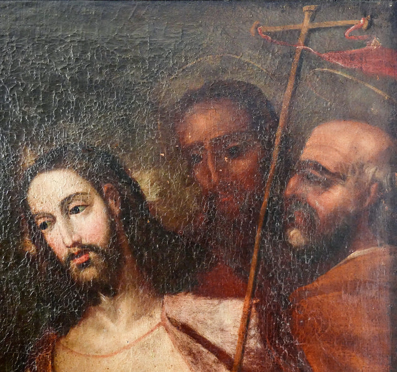 Incredulità di Tommaso, dipinto a olio su tela, '600 9