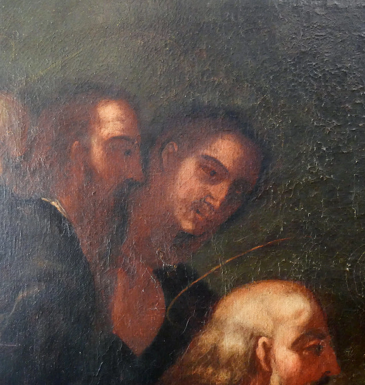 Incredulity of Thomas, oil painting on canvas, 17th century 10
