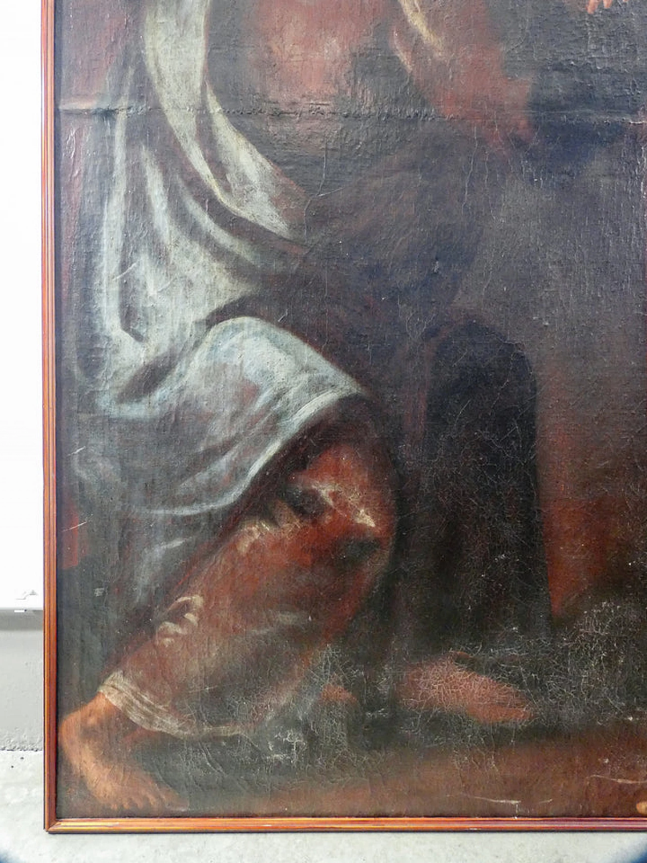 Incredulità di Tommaso, dipinto a olio su tela, '600 11
