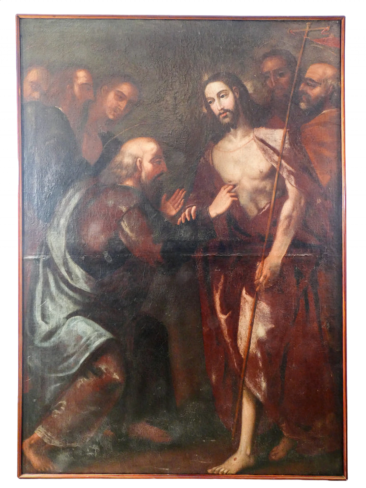 Incredulità di Tommaso, dipinto a olio su tela, '600 15