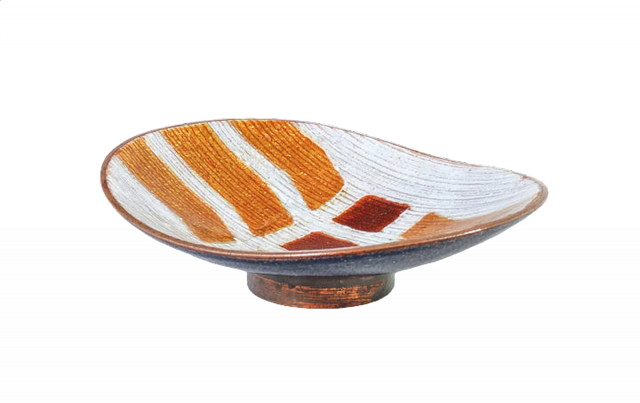 Svuotatasche in rame smaltato di Del Campo, anni '60 9