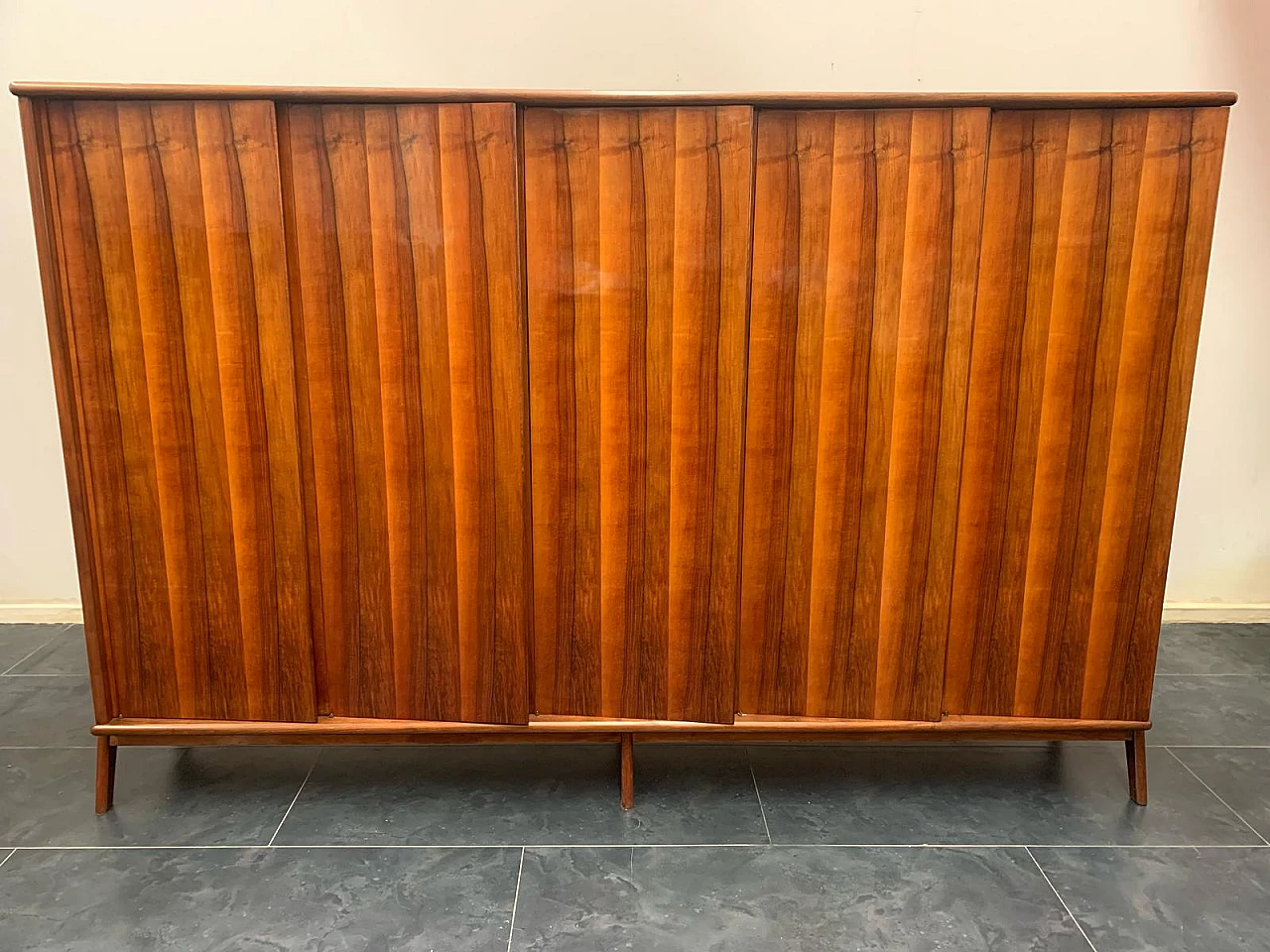 Armadio con ante in palissandro nello stile di Ico Parisi, anni '60 1