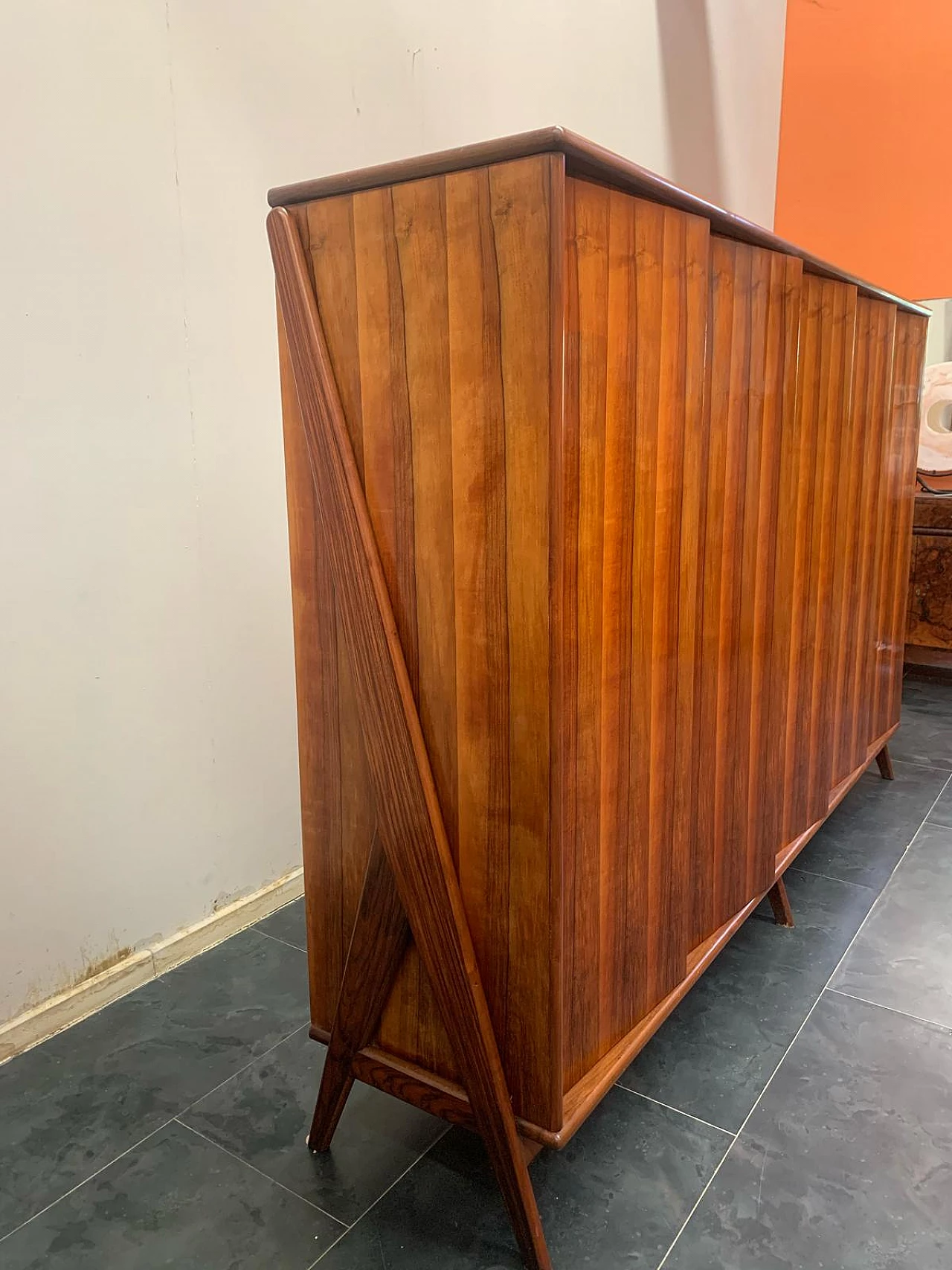 Wardrobe with rosewood doors in Ico Parisi's style, 1960s 5