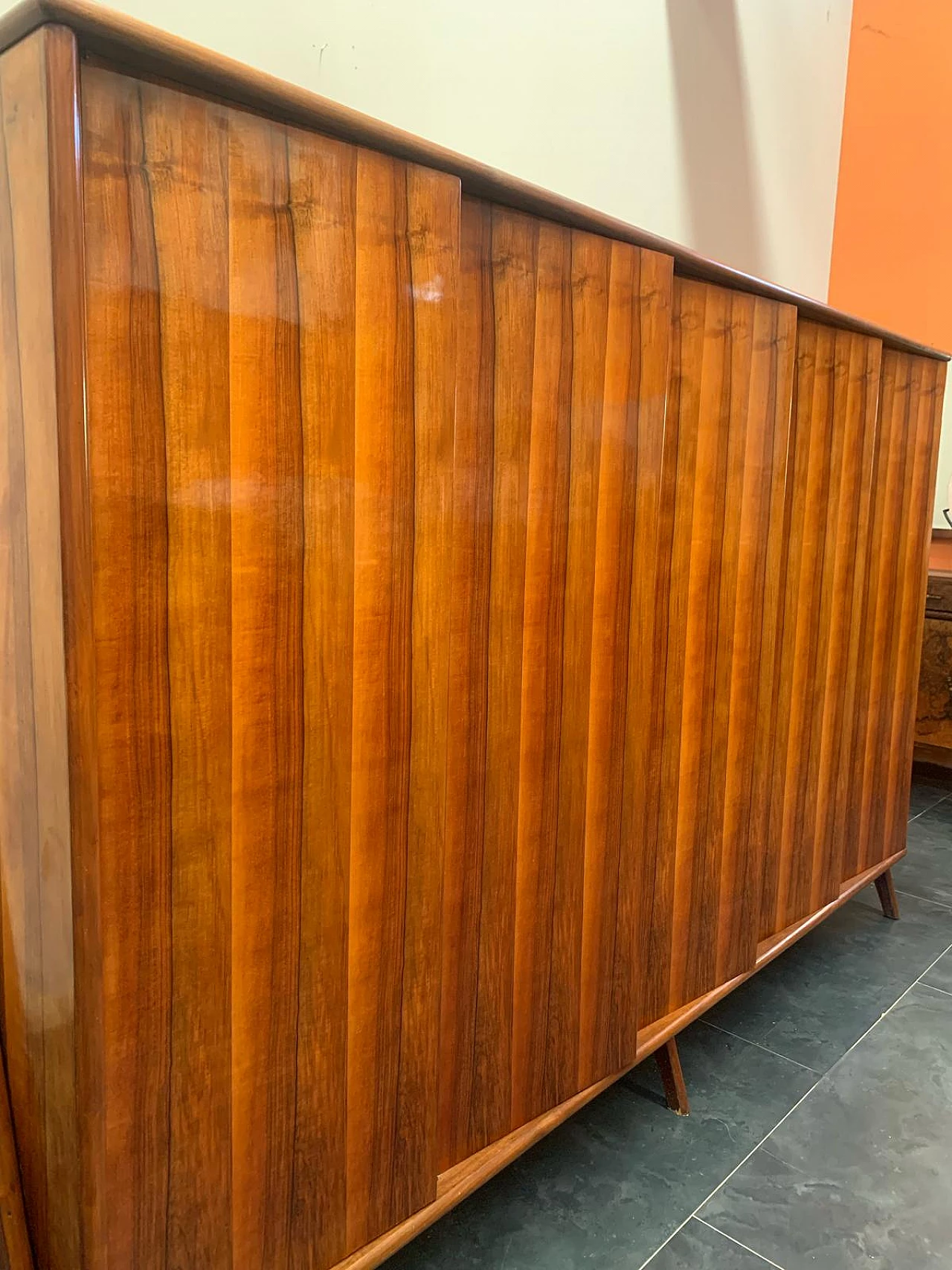 Wardrobe with rosewood doors in Ico Parisi's style, 1960s 6