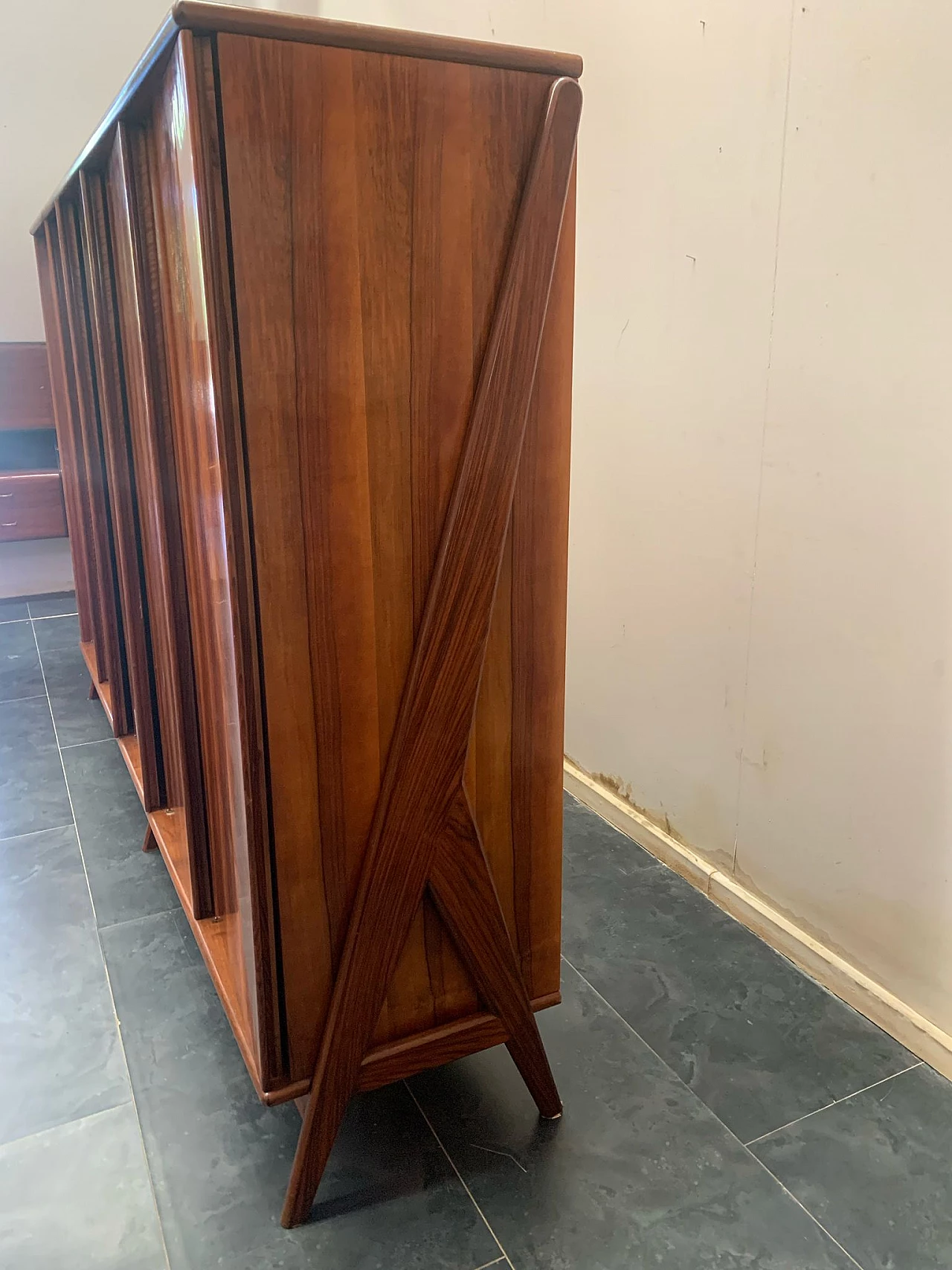 Wardrobe with rosewood doors in Ico Parisi's style, 1960s 8