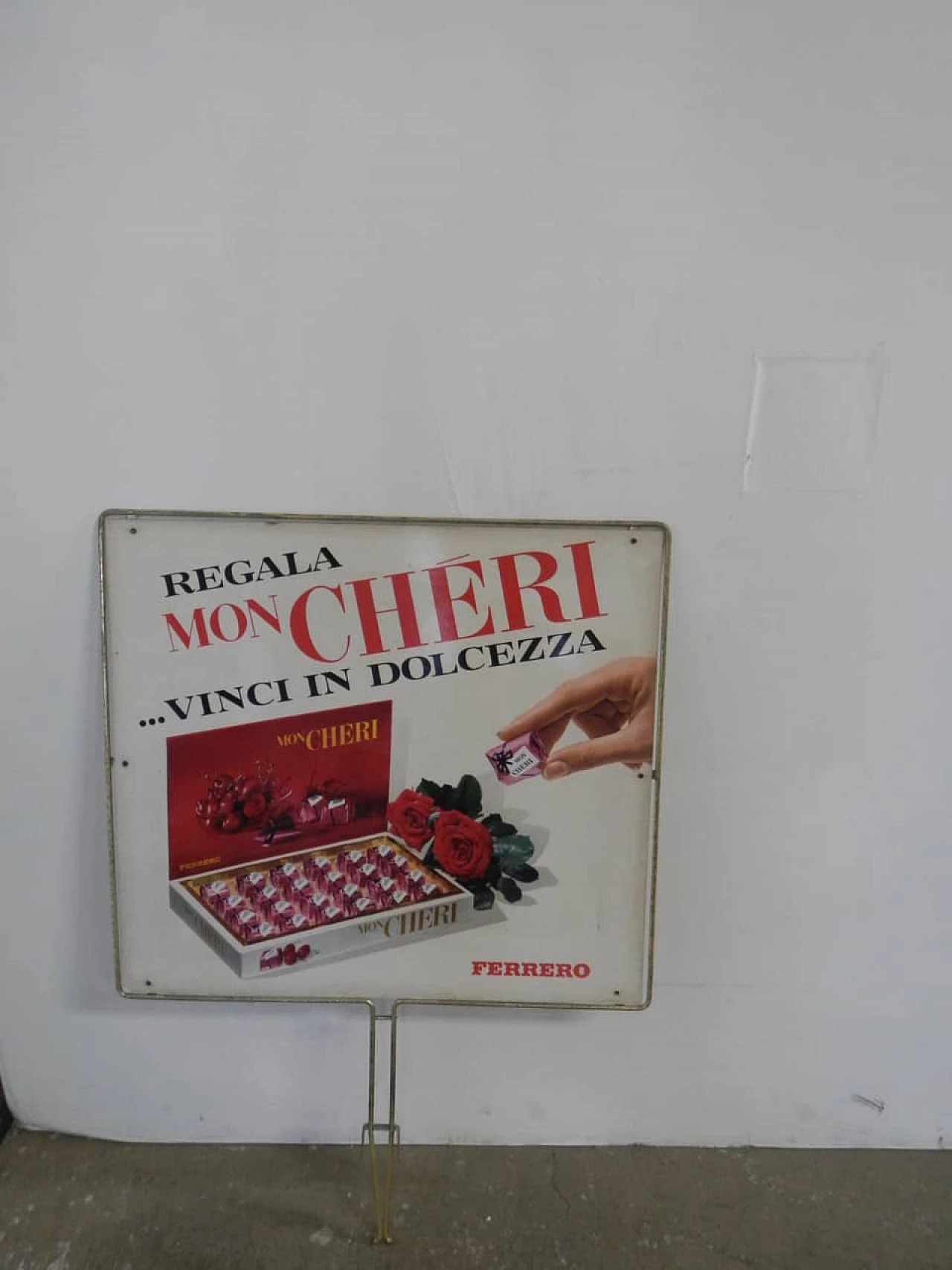 Double-sided sign of Mon Chéri Ferrero, 1970s 2
