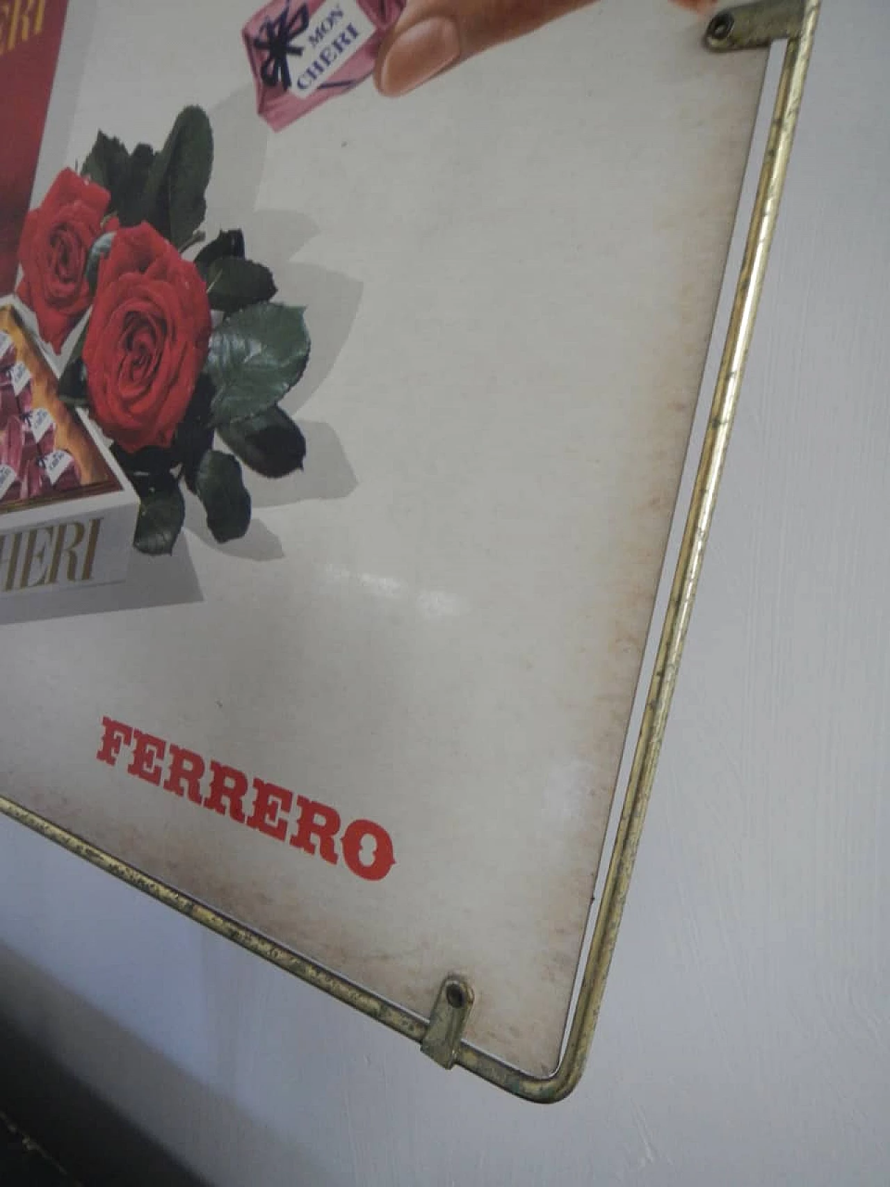 Double-sided sign of Mon Chéri Ferrero, 1970s 5
