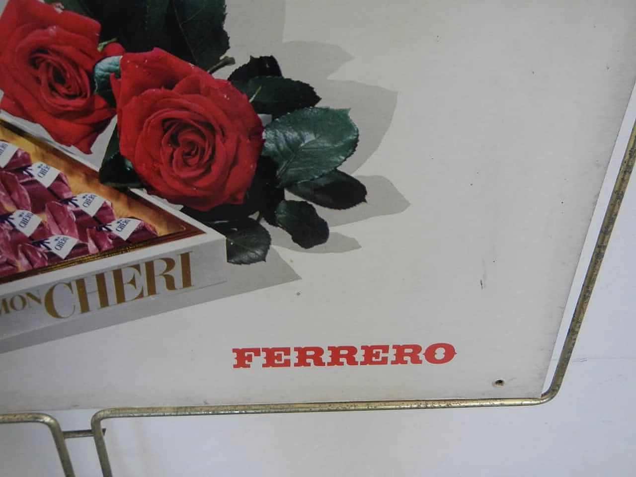 Double-sided sign of Mon Chéri Ferrero, 1970s 7