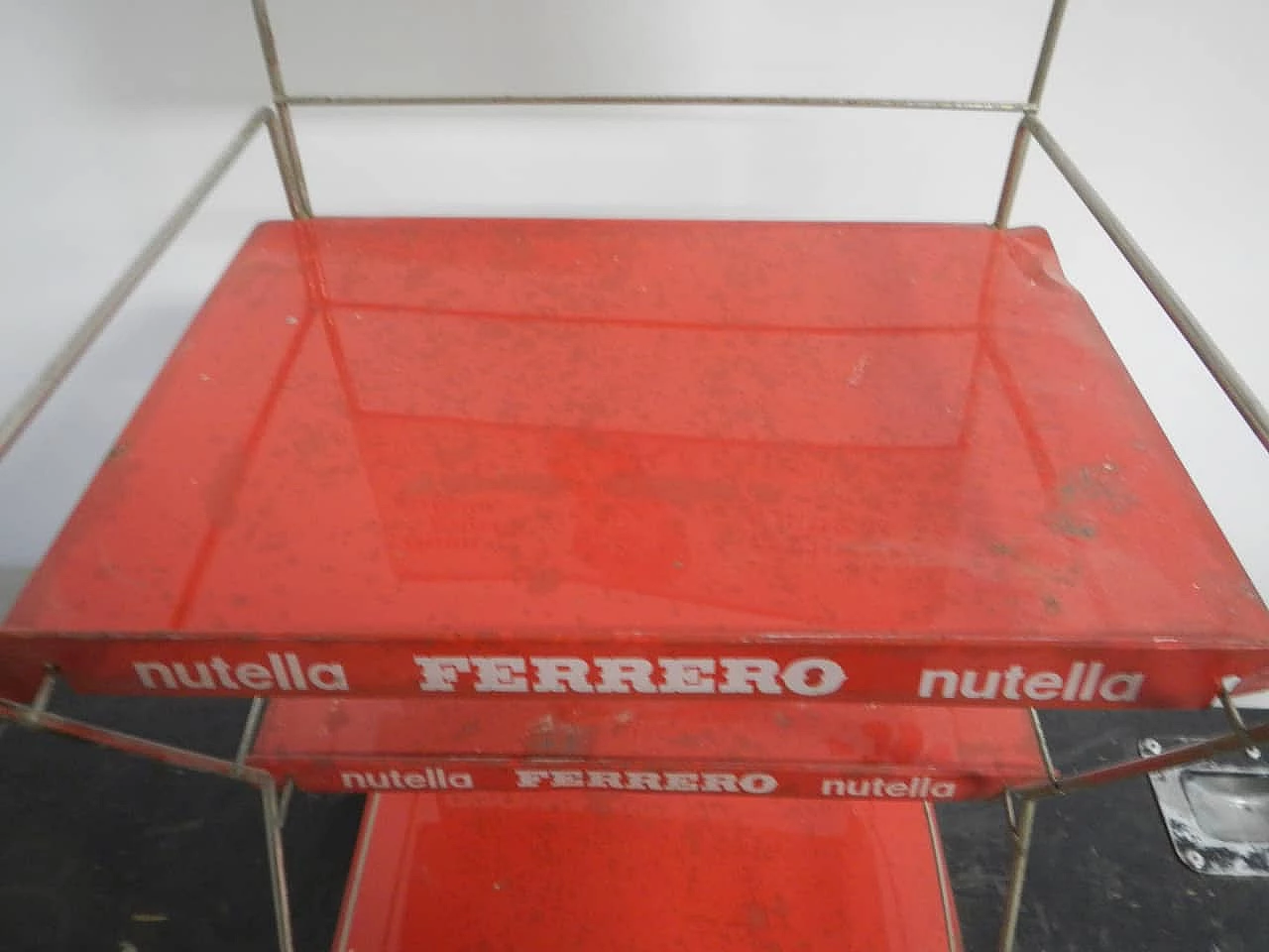 Nutella Ferrero metal display with 3 tiers, 1978 8