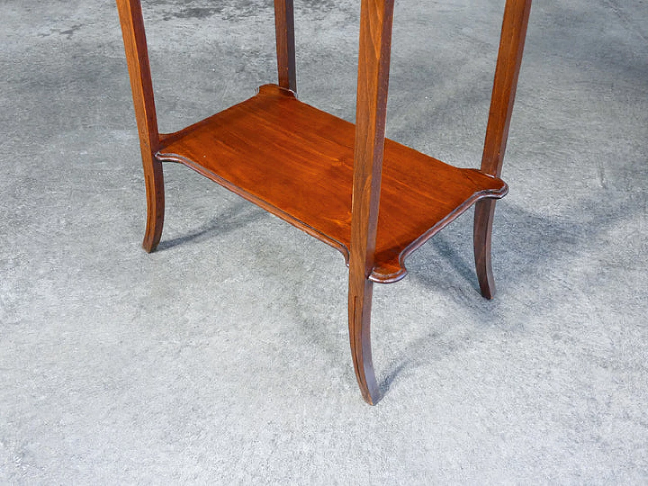 Inlaid walnut tea side table by Émile Gallé, 19th century 9